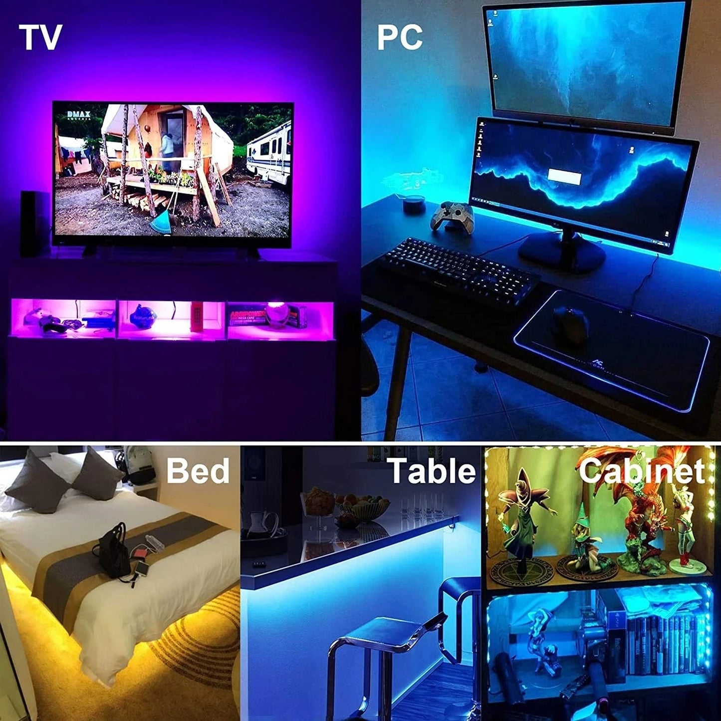 Led Strip Gaming Room Decoration